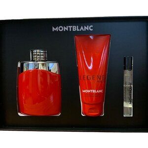 Montblanc Legend Red Men's 3 Pc EDP & Shower Gel Gift Set